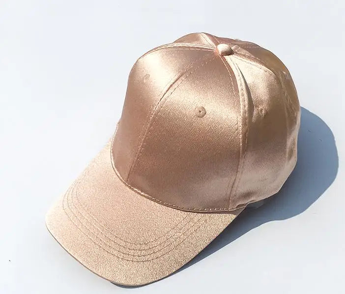 Baseball Cap Women Hat Summer Hats For Women Men Satin Sold Baseball Cap Snapback Casquette Gorras Casual Sport Fashion