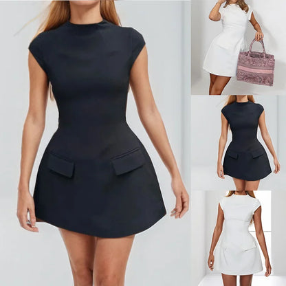 Ready Stock Slim Vestidos De Verano Para Mujer Women Lady Elegant Casual Career Dresses Wholesale Fast Delivery