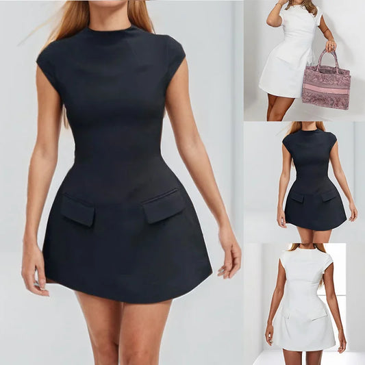 Ready Stock Slim Vestidos De Verano Para Mujer Women Lady Elegant Casual Career Dresses Wholesale Fast Delivery