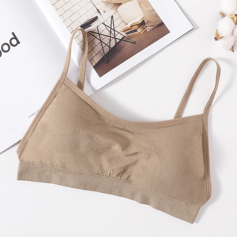 Women's Crop Top Ribbed Tube Top U-Back Comfort Bra Streetwear Camis Sexy Lingerie Seamless Underwear Sports Tank Bralette M-XL