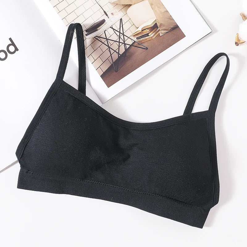 Women's Crop Top Ribbed Tube Top U-Back Comfort Bra Streetwear Camis Sexy Lingerie Seamless Underwear Sports Tank Bralette M-XL