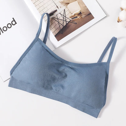 Women's Crop Top Ribbed Tube Top U-Back Comfort Bra Streetwear Camis Sexy Lingerie Seamless Underwear Sports Tank Bralette M-XL