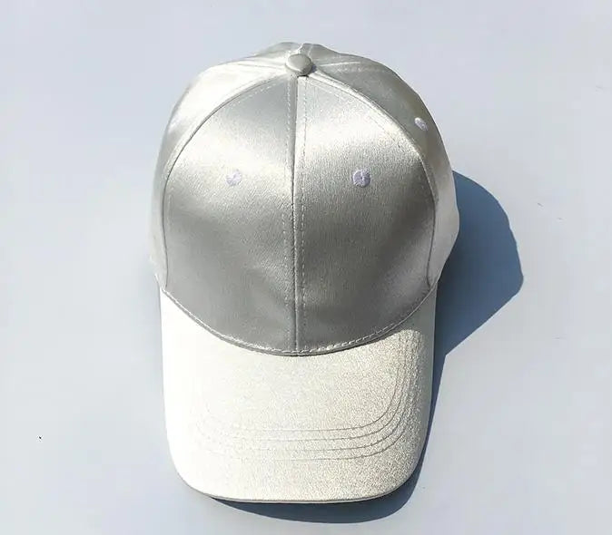 Baseball Cap Women Hat Summer Hats For Women Men Satin Sold Baseball Cap Snapback Casquette Gorras Casual Sport Fashion