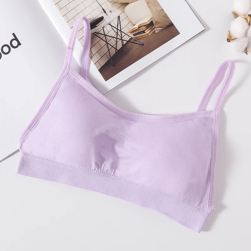 Women's Crop Top Ribbed Tube Top U-Back Comfort Bra Streetwear Camis Sexy Lingerie Seamless Underwear Sports Tank Bralette M-XL
