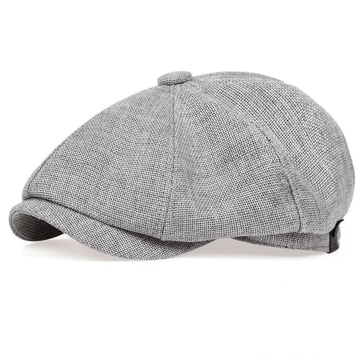 Newsboy Cap for Men Vintage Outfit Cabbage Cap Daily Casual Wear 8 Panel Octagonal Beret City Walk British Style Baker Boy Cap