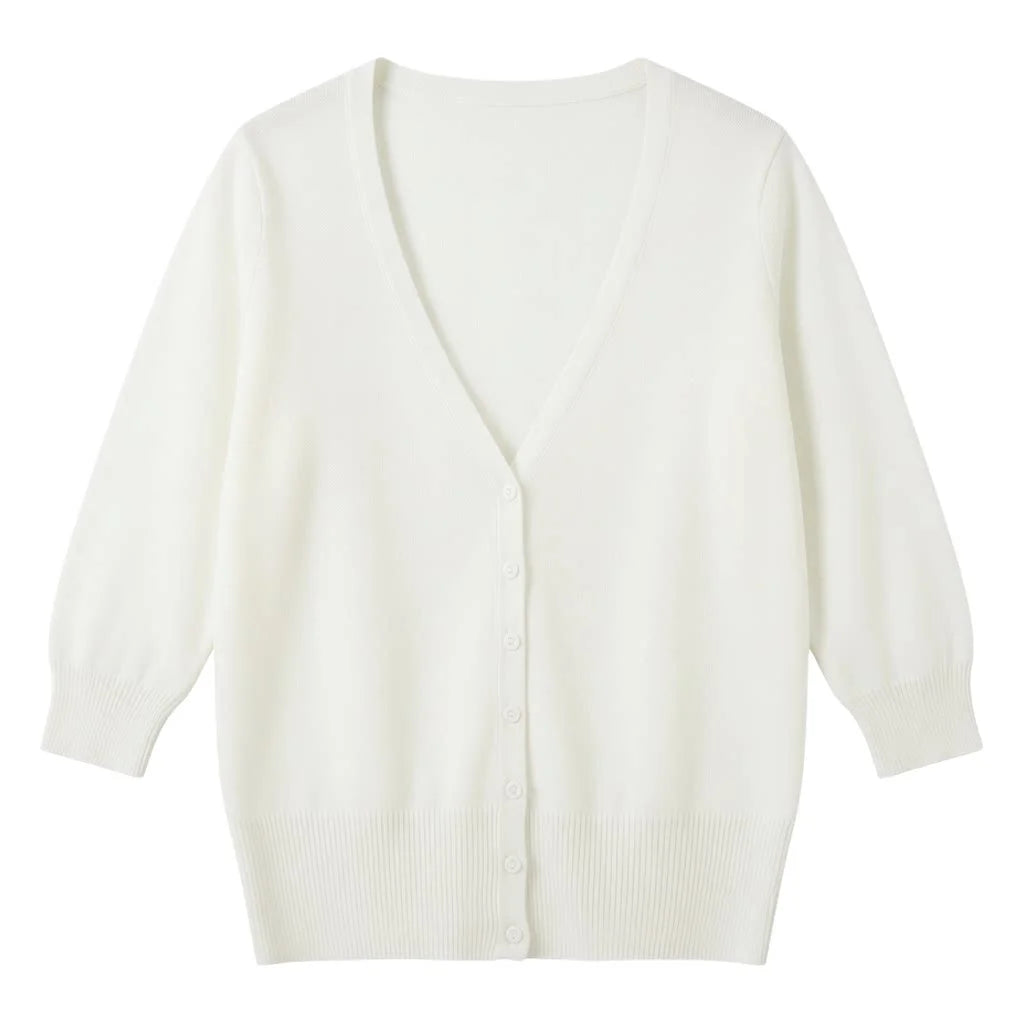Basic Outerwear Summer Cardigan Women Girls Knitted Ladies Sweaters Cropped Crochet Top Knitwear Black Bolero Woman Jersey Tops