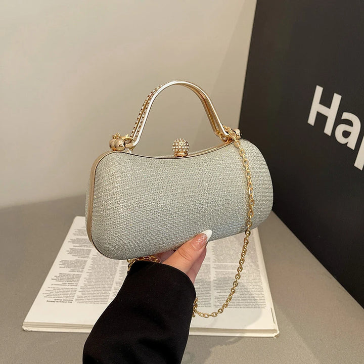 Chain Evening Bag Dinner Shoulder Bag For Women Handbag - Fashion Crossbody Bags Vintage Underarm Bag Satchel