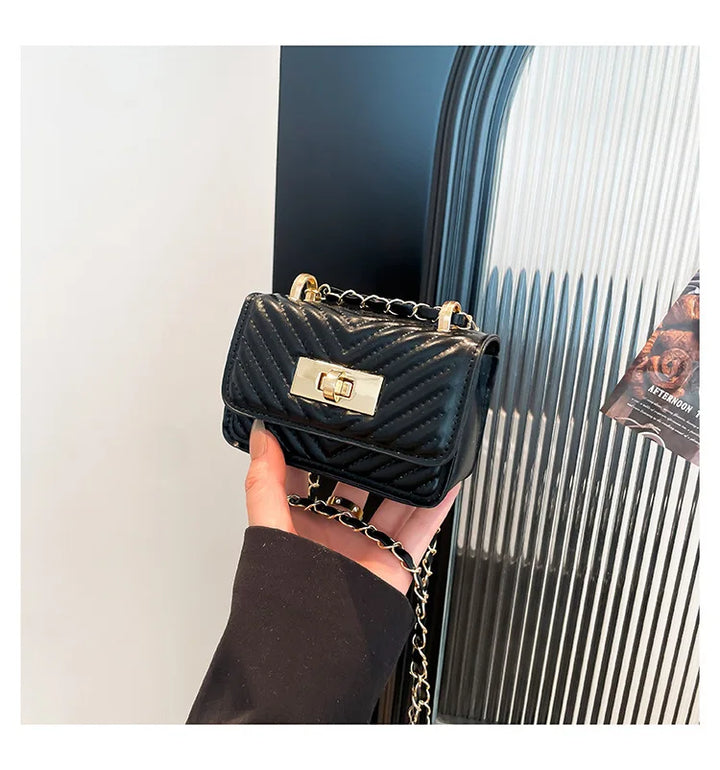 Design Bags for Women, Trendy New Western-style Chain Mini Crossbody Bags, Fashionable Temperament Bags