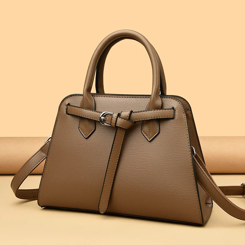 Top-handle Hobo Bags PU Leather Women Handbags Female Leisure Shoulder Bag Fashion Purses Vintage Bolsas Large Capacity Tote Bag