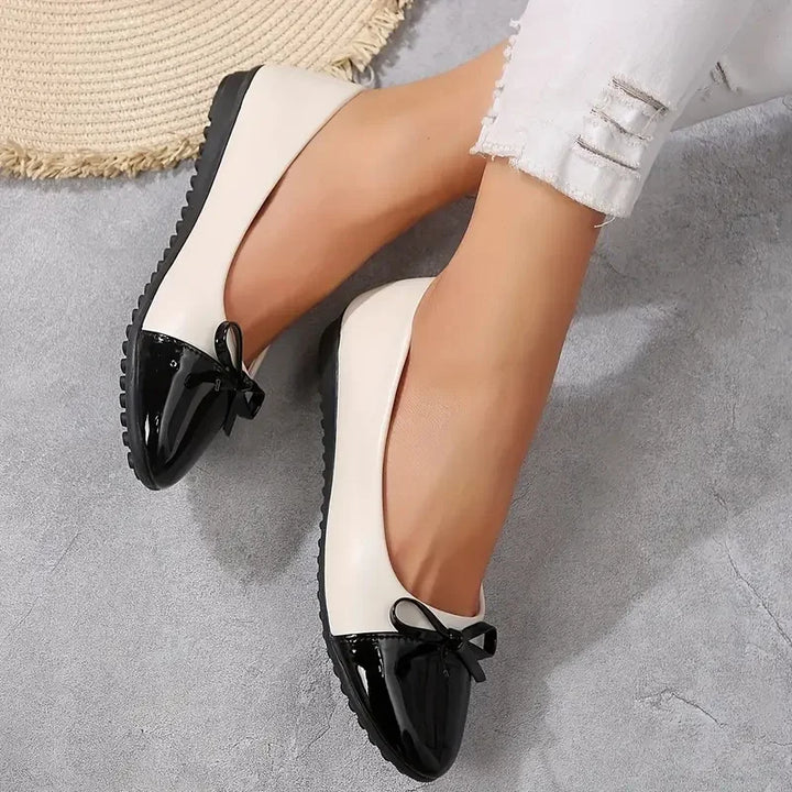 Women Flats Comfort Ballerina Flat Shoes Women Non-slip Ladies Loafers Elegant Bowknot Flat Women Single Shoes Zapatos De Mujer