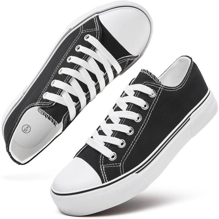 Sneakers for Women Low Top Canvas Shoes Men Fashion Durable Breathable Sneakers Slip on Casual Flats Zapatillas De Deporte