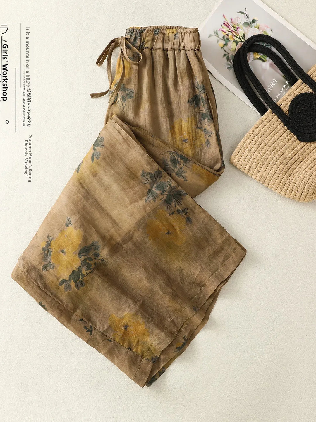 High Waist Wide Leg Pants Women&