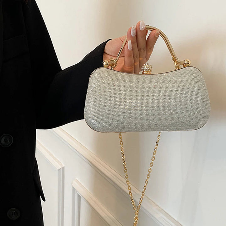 Chain Evening Bag Dinner Shoulder Bag For Women Handbag - Fashion Crossbody Bags Vintage Underarm Bag Satchel
