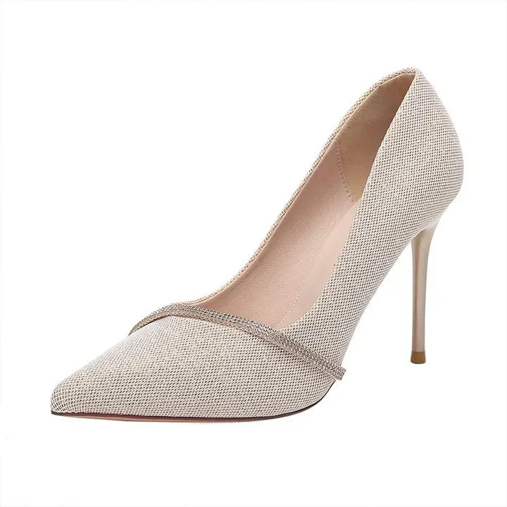 High Heels Women with 2024 New Spring and Autumn Pointy Women&