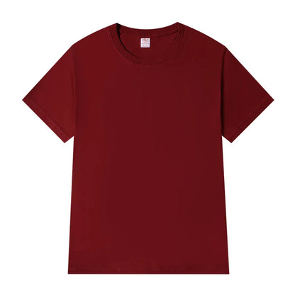 Women T-shirts 2026 Tops Solid Short Sleeve Loose O-neck  Cotton Casual Ladies Shirts Harajuku Korean Summer Woman Tshirts