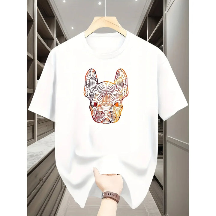 Mens Clothes Tee Shirt Homme Graphic T-Shirts Men Tshirt for Men Ropa Hombre French Matador Print Short Sleeved Round Neck 25979
