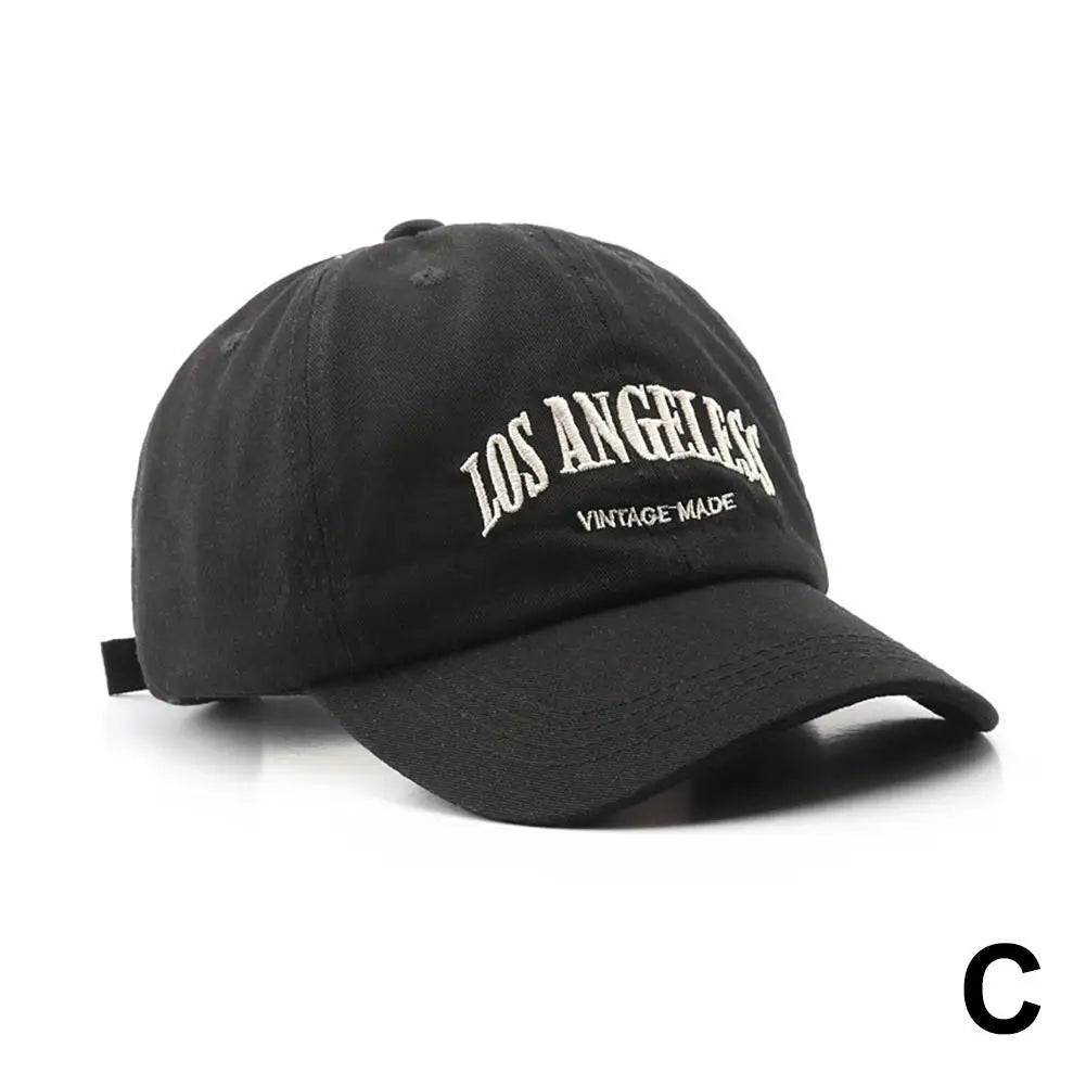 Women Fashion Casual Los Angeles Baseball Cap Cotton Soft Top Hats For Men Unisex Embroidery Snapback Hat Hiking Sunscreen Caps