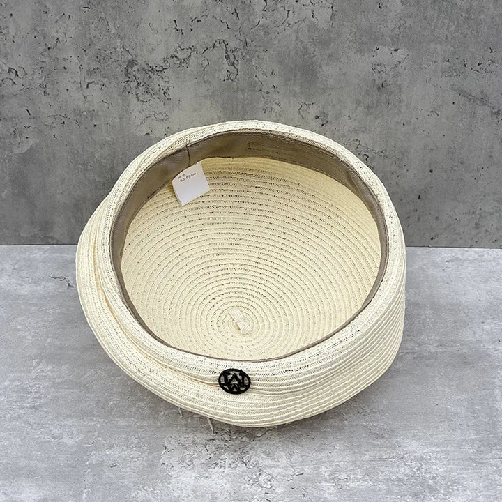 Fine Straw Fedoras Letter Beret for Women, Casual Painter Hat, Elegant and Stereotype, Retro Fashion, Summer Tourism, Wholesale