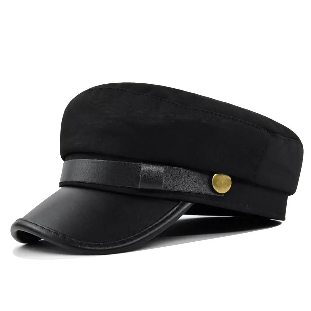 Flat Cap Vintage Navy Cap British Style Octagonal Hat Beret Hats Duck Tongue Cap Newsboy Hat Flat Peaked Caps Women Men