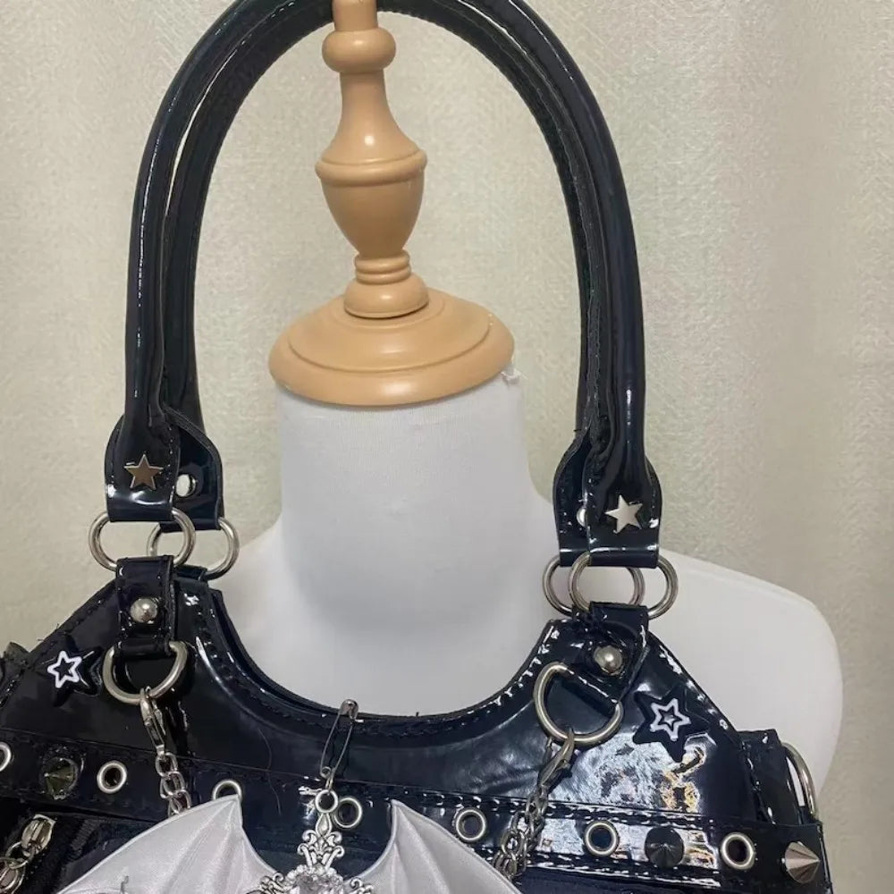 Chain Bags Transparent Female Daily Bags for Women Small Bag Subculture Y2k Female Bag