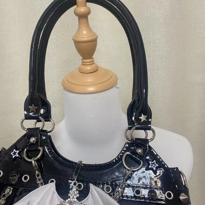 Chain Bags Transparent Female Daily Bags for Women Small Bag Subculture Y2k Female Bag