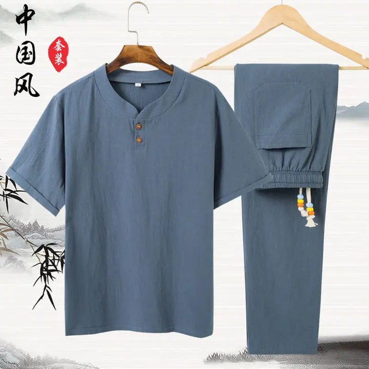Linen Cotton T-shirt Men&