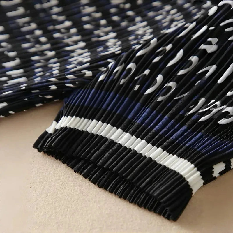 Pleated dress, women&