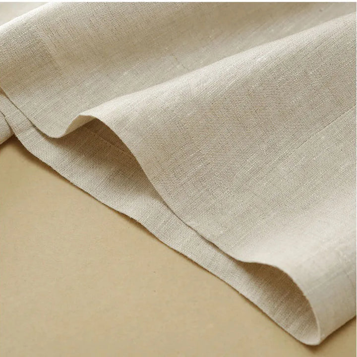 Linen Wide Leg Pants New Summer Thin Casual Solid Long Pants Women Elastic High Waisted Loose Cotton and Linen Straight Trousers