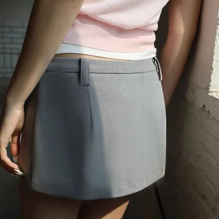 Black Mini Skirts For Woman Vintage Clothes Pencil Skirts Low Waist Korean Fashion Skirt Japanese Y2k Basic Micro Skirts Kawaii