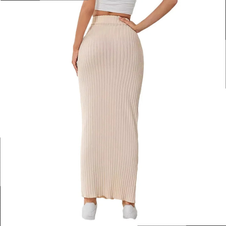 Sexy Bodycon Pencil Skirt High Waist Elastic Waist Spring Summer Casual Midi Skirts Women Fashion