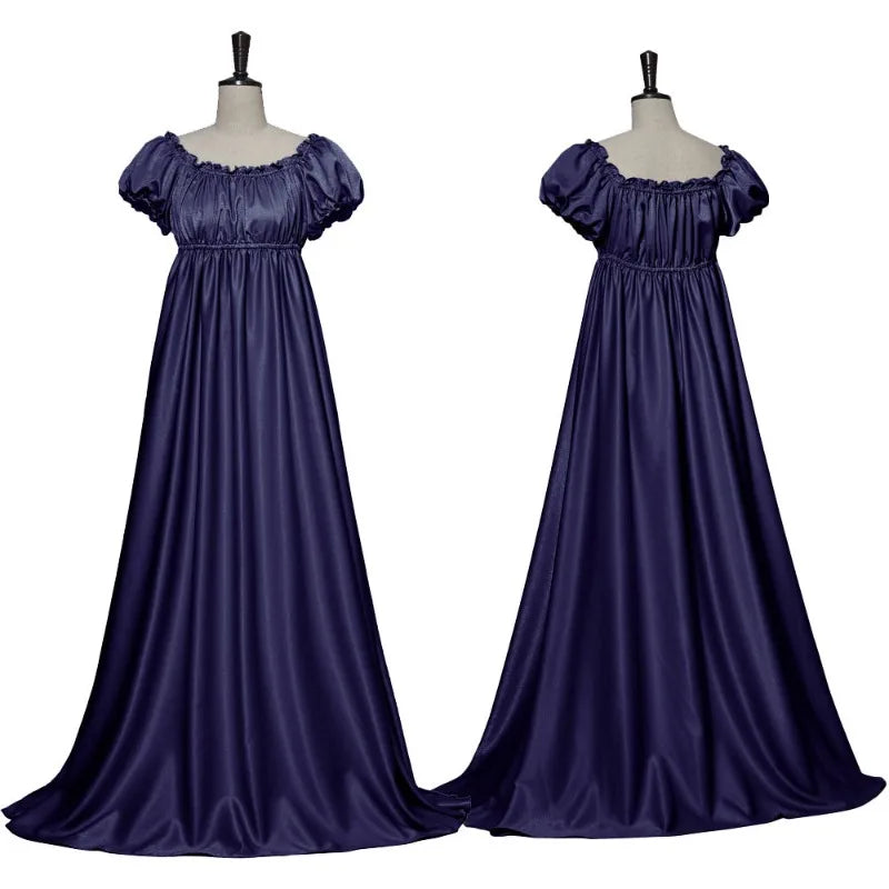 Medieval Dress Women Dress Sexy Off Shoulder Renaissance Victorian Regency Dress Costume Wench Retro Gown Halloween for Women