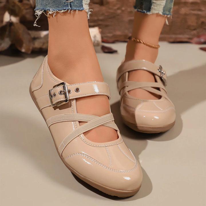 Comfortable Casual Mary Jane Shoes Flat Bottom Versatile Soft Sole Lightweight Women&