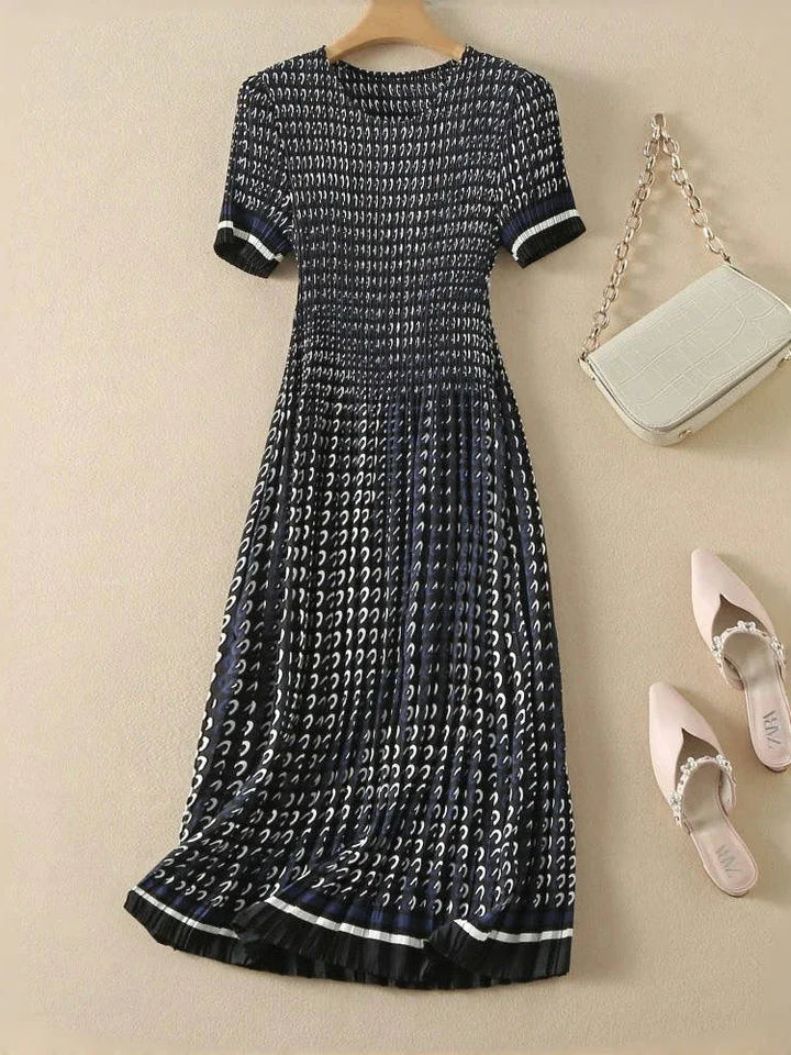 Pleated dress, women&
