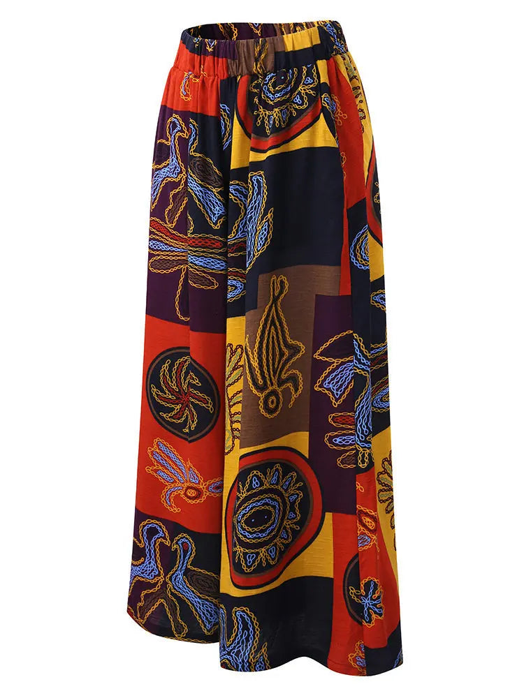 Women Ladies 5XL Wide Leg Boho Yoga Harem Pants Gypsy Hippie Thai Boho Court Women&