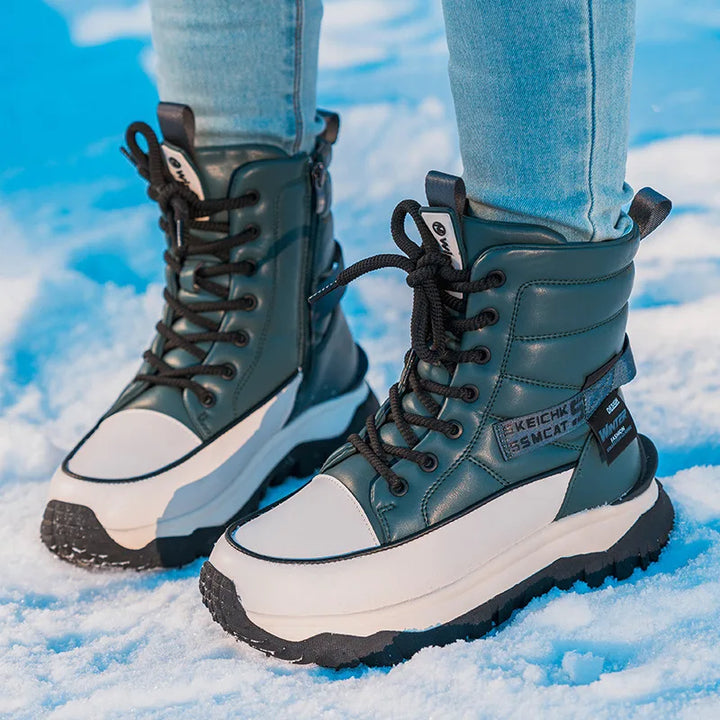Winter Women Snow Boots 2026 New Non-Slip Waterproof Winter Boots Warm Thickened Shoes Outdoor Climbing Travel Cold Proof Boots