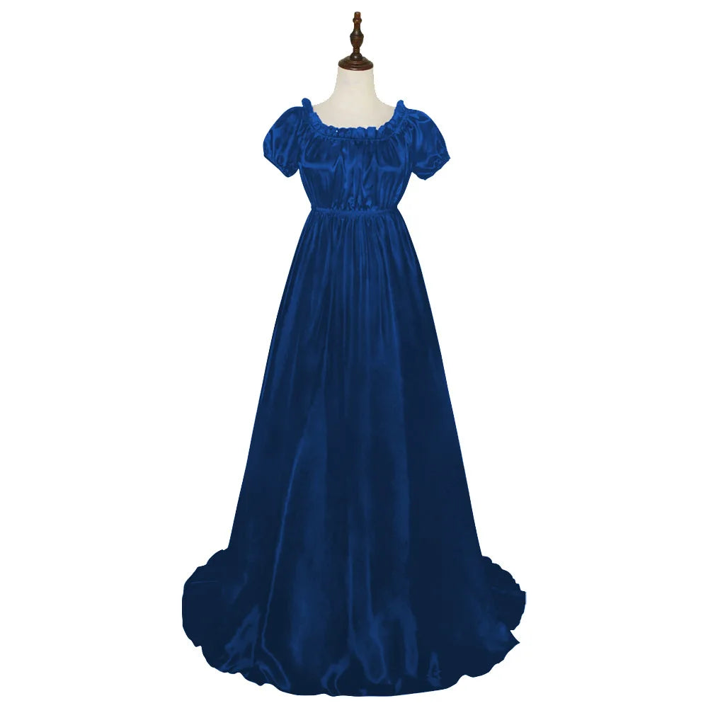 Medieval Dress Women Dress Sexy Off Shoulder Renaissance Victorian Regency Dress Costume Wench Retro Gown Halloween for Women
