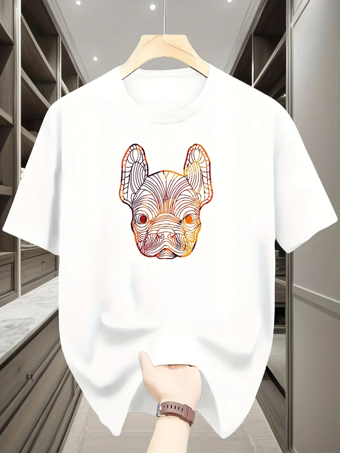 Mens Clothes Tee Shirt Homme Graphic T-Shirts Men Tshirt for Men Ropa Hombre French Matador Print Short Sleeved Round Neck 25979