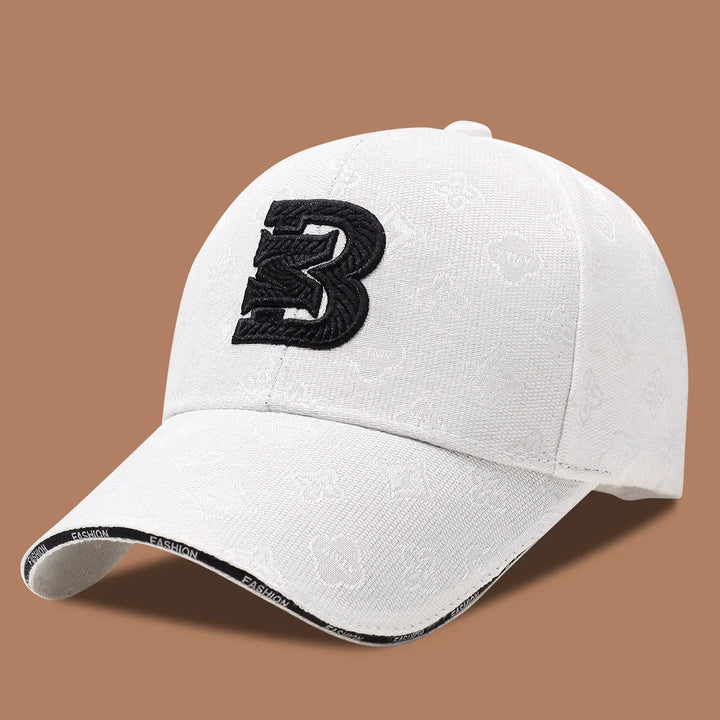 Baseball caps suitable for men and women, fashion sports caps, fashion embroidery, abstract logo, lightweight and portable design