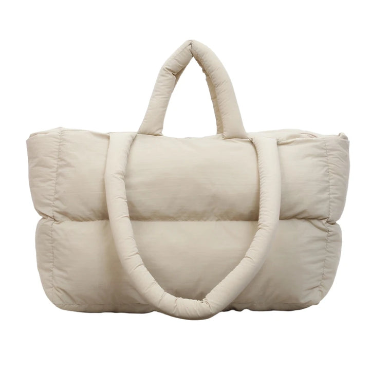 2025 Winter Latest Trend Women Shoulder Tote Bags Space Cotton Padded Large Capacity Shopper Totes Quality Commute Handbags Lady