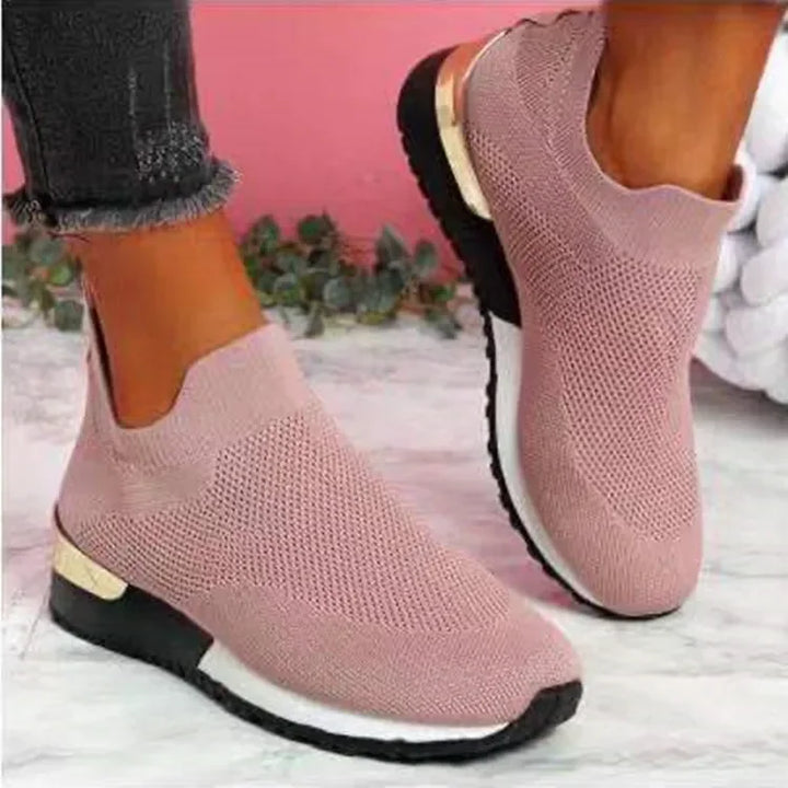 Spring Autumn Women Vulcanized Sneakers Ladies Breathable Slip-On Shoes for Female Casual Sport Platform Shoes Zapatos De Mujer