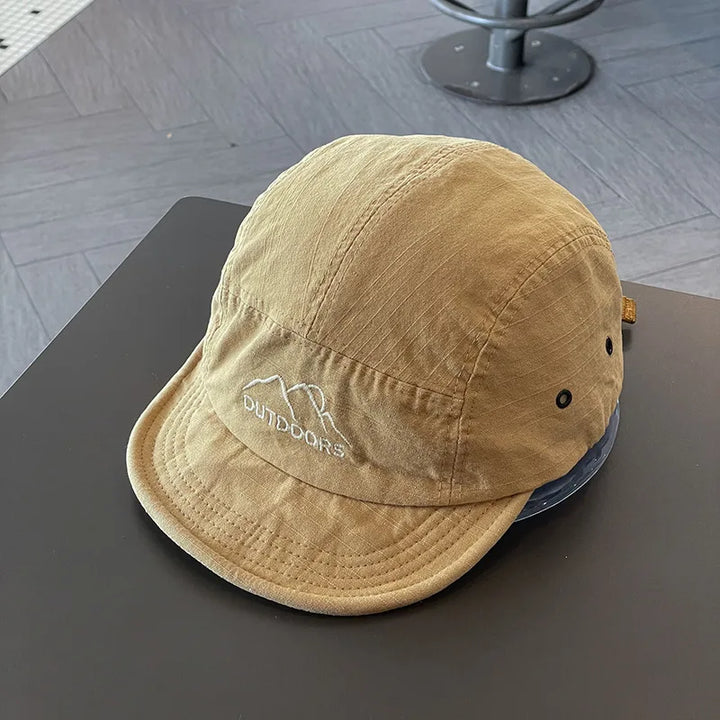 Baseball Caps for Women Short Brim Baseball Hat Men Sunshade Peaked Cap Cotton Outdoor Mountaineering Duckbill Hat Visors 모자