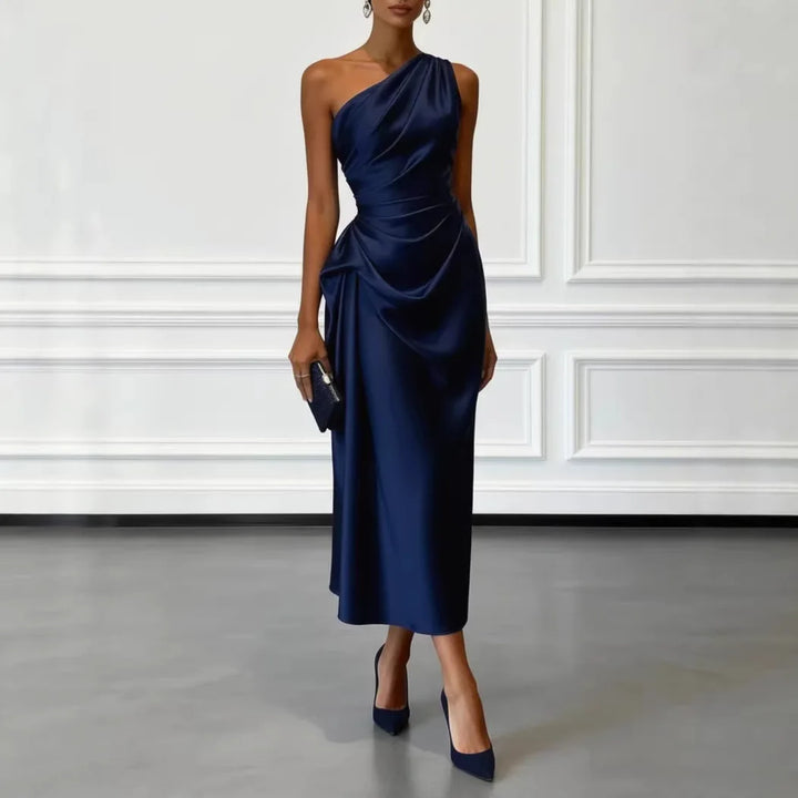 Satin Long Dresses For Women 2026 Summer Slip Midi Dress Woman Sexy Evening Party Dress Sleeveless Female Elegant Dress Vestidos