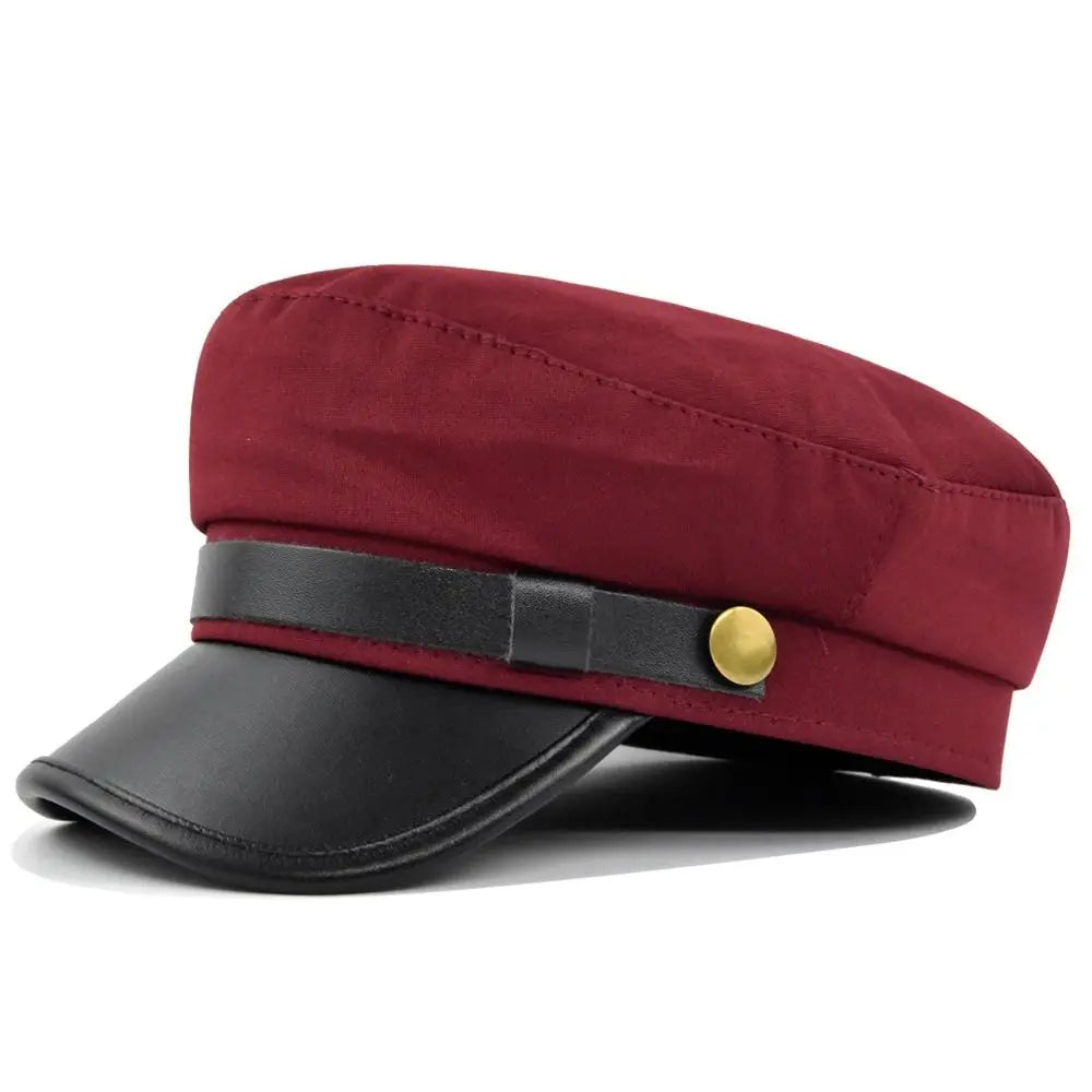 Flat Cap Vintage Navy Cap British Style Octagonal Hat Beret Hats Duck Tongue Cap Newsboy Hat Flat Peaked Caps Women Men