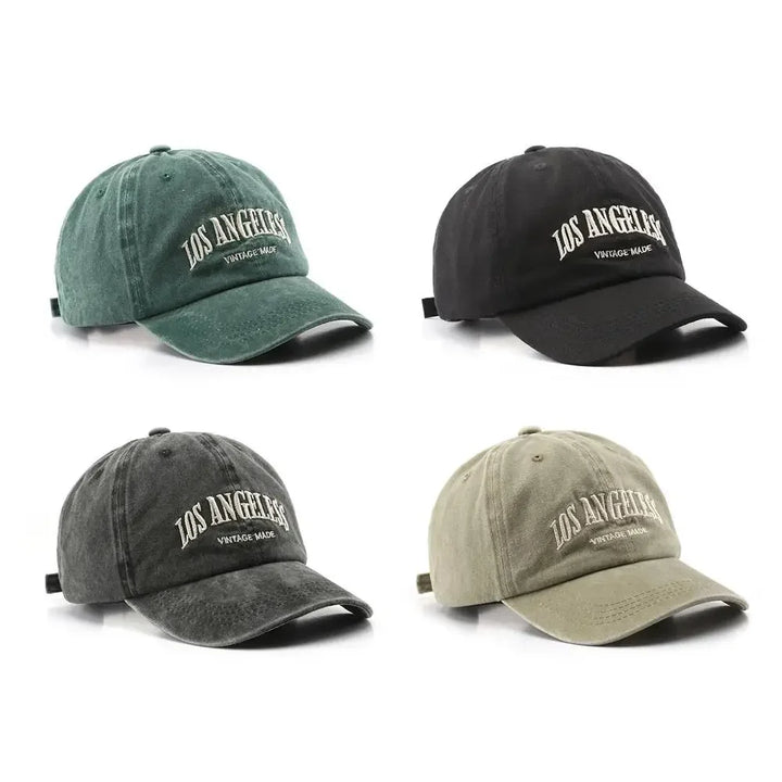 Women Fashion Casual Los Angeles Baseball Cap Cotton Soft Top Hats For Men Unisex Embroidery Snapback Hat Hiking Sunscreen Caps