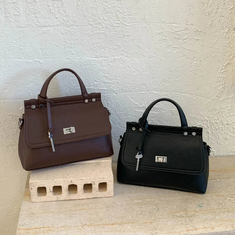 Fashion Top-handle Bags for Women New Designer Handbags Luxury Flap Shape Shoulder Crossbody Bag PU Leather Totes Bolsos
