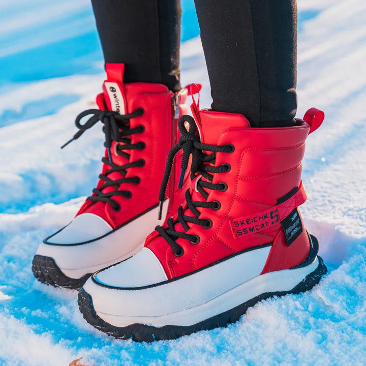 Winter Women Snow Boots 2026 New Non-Slip Waterproof Winter Boots Warm Thickened Shoes Outdoor Climbing Travel Cold Proof Boots