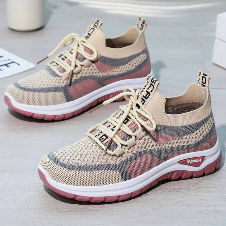 Women Sneakers 2025 New Spring Autumn Brand Luxury Vulcanize Shoes Casual Footwear Zapatillas Mujer Light Flat Breathable Shoes