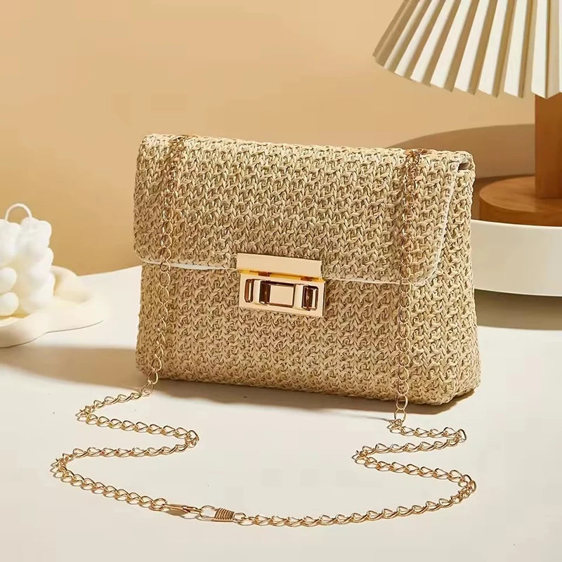 Crossbody Bag for Women Chain Strap Banquet Stylish Accessory Shoulder Bag for Day-to-Night Outfits