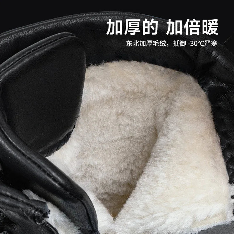 Winter Women Snow Boots 2026 New Non-Slip Waterproof Winter Boots Warm Thickened Shoes Outdoor Climbing Travel Cold Proof Boots
