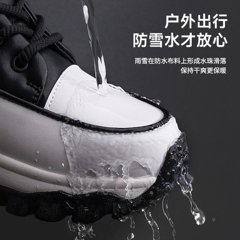 Winter Women Snow Boots 2026 New Non-Slip Waterproof Winter Boots Warm Thickened Shoes Outdoor Climbing Travel Cold Proof Boots
